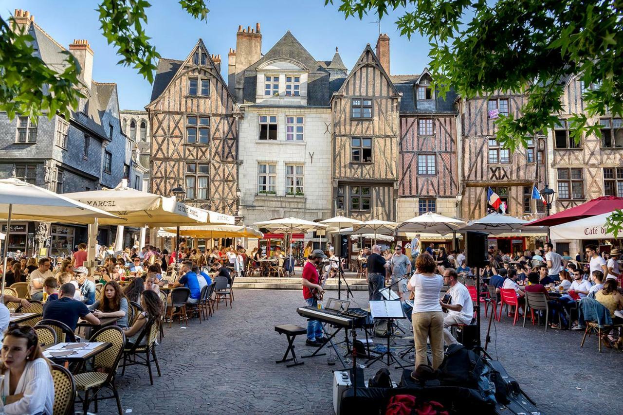 Charmant Logement Avec Parking#Tours Les Halles Buitenkant foto
